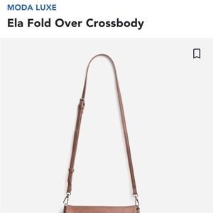 Ela Fold Over Crossbody - Dark Pink - like new